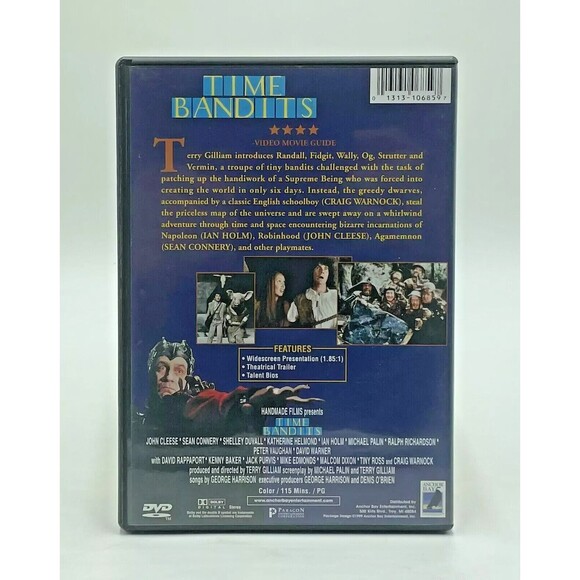 Time Bandits DVD 1999 CIB John Cleese Sean Connery Rare OOP - Picture 3 of 3